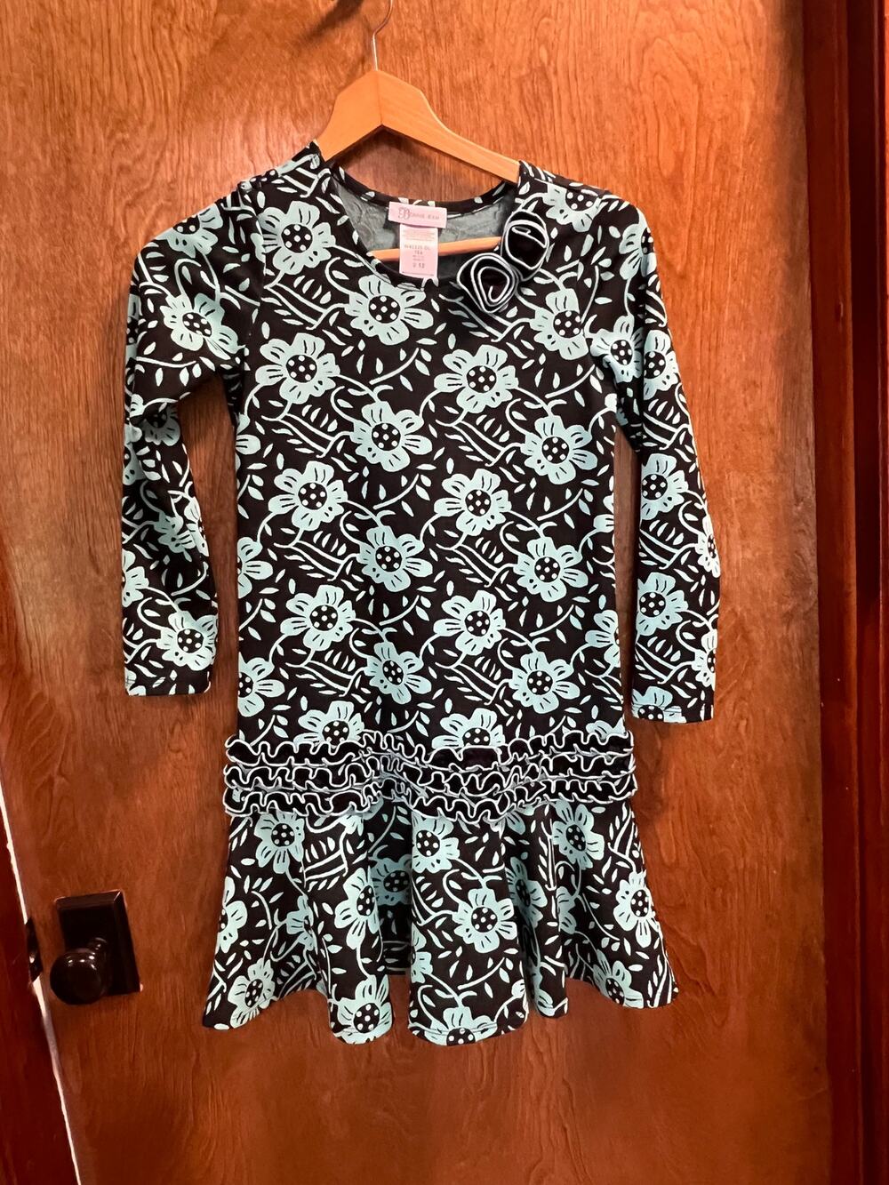 Bonnie Jean Long Sleeve Girl's Dress sze 12